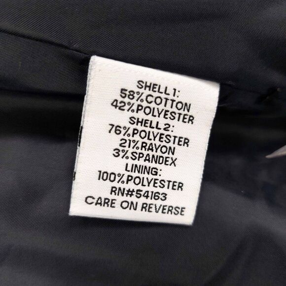 Tommy Hilfiger Blazer Women's Sz 16 Light Gray Elbow Patch One Button - Picture 8 of 12